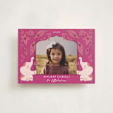 "Shubh Diwali" - Diwali Cards in Magenta by Hudson meet Rose - Front