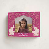 "Shubh Diwali" - Diwali Cards in Magenta by Hudson meet Rose - Folded Card