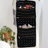 "Small Travel Organizer - Charcoal" - Dopp Kit in black by Anchal