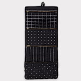 "Large Travel organizer - Charcoal" - Dopp Kit in black by Anchal