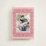 "Embroidered" - Diwali Cards in Amethyst by Cindy Reynolds - Front