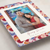 "Peacock feathers" - Diwali Cards in Cherry by Maja Cunningham - Detail