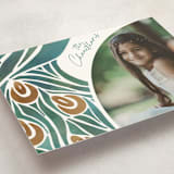 "Beauty" - Diwali Cards in Peacock by Ghia Designs - Detail