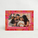"Lotus" - Diwali Cards in Paprika by Kamala Nahas - Front