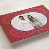 "Paisley" - Diwali Cards in Magenta by Morgan Kendall - Detail