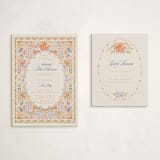 "fairy garden" - Debutante Party Enclosure Cards in Clementine by Vera Lim - With Invitation