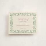 "Reticella" - Debutante Party Enclosure Cards in Garden by Pati Cascino - Front