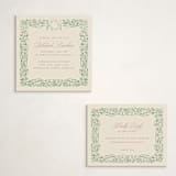"Reticella" - Debutante Party Enclosure Cards in Garden by Pati Cascino - With Invitation