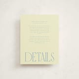 "Dads and Debutantes" - Debutante Party Enclosure Cards in Hydrangea by Ashlee Townsend - Front