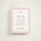 "tea time" - Debutante Party Enclosure Cards in Blue Raspberry by Kamala Nahas - Front