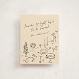 "Festive Table" - Debutante Party Enclosure Cards in Ink by Zove Ahhh - Front