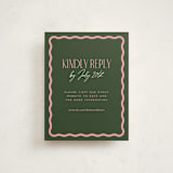 "Personality" - Debutante Party Enclosure Cards in Spruce by Owl and Toad - Front