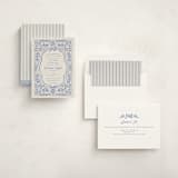 "belle" - Debutante Party Invitations in Indigo by Vera Lim - Assembled
