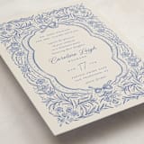 "belle" - Debutante Party Invitations in Indigo by Vera Lim - Detail