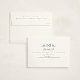 "belle" - Debutante Party Invitations in Indigo by Vera Lim - FREE Recipient Addressing