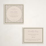 "garden" - Debutante Party Invitations in Lavender by Adelyn T. - With Enclosure Card