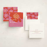 "Floral Pop" - Debutante Party Invitations in Scarlet by Joyce Pinheiro - Assembled