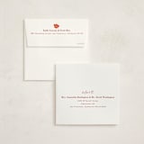"Floral Pop" - Debutante Party Invitations in Scarlet by Joyce Pinheiro - FREE Recipient Addressing