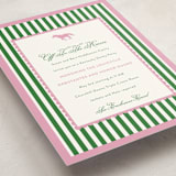 "Derby Party" - Debutante Party Invitations in Bubblegum by Ashlee Townsend - Detail
