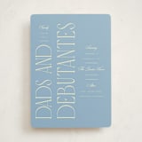 "Dads and Debutantes" - Debutante Party Invitations in Hydrangea by Ashlee Townsend - Front