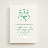 "Tennis Crest" - Debutante Party Invitations in Grass by mo kelley - Front