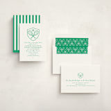 "Tennis Crest" - Debutante Party Invitations in Grass by mo kelley - Assembled
