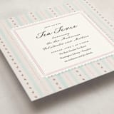 "tea time" - Debutante Party Invitations in Blue Raspberry by Kamala Nahas - Detail