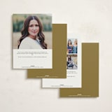 "Modern Elegance" - Debutante Party Invitations in Marigold by Stephanie Heinrich Godbout - Back of Card Options