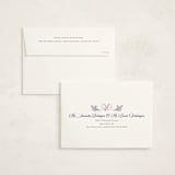 "Monogram Crest" - Debutante Party Invitations in Lavender by letterfix - FREE Recipient Addressing