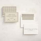 "Calling Card" - Debutante Party Invitations in Cream by Ani Somi - Assembled