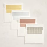 "Calling Card" - Debutante Party Invitations in Cream by Ani Somi - Envelope Liner Options