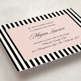 "Chic Chic" - Debutante Party Invitations in Tux by Tamara Hilje - Detail