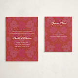 "Baroque" - Debutante Party Invitations in Flamingo by Morgan Kendall - With Enclosure Card