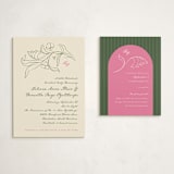 "arched wildflowers" - Debutante Party Invitations in Razzsmash by Kamala Nahas - With Enclosure Card
