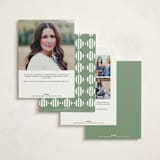 "Argyle" - Debutante Party Invitations in Green Lawn by Inkblot Design - Back of Card Options