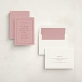 "Delicate" - Debutante Party Invitations in Rose by Blustery August - Assembled