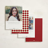 "The Debut Season" - Debutante Party Invitations in Cherry by Helena Vitto - Back of Card Options