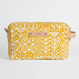 "Deconstruct" - Dopp Kit in Mustard by Michelle Taylor - Dopp Kit