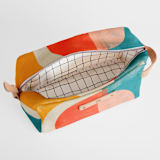 "Abstract Sunset" - Dopp Kit in Twilight by Michelle Taylor - Interior