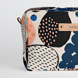 "Farmer's Market" - Dopp Kit in Herb by Iveta Angelova - Fabric Detail
