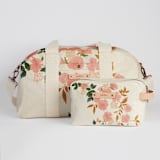 "Botanical Cascade" - Dopp Kit in Peony by Erin German - Matching Weekender Available