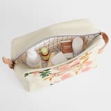 "Botanical Cascade" - Dopp Kit in Peony by Erin German - Interior