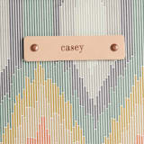 "Boho Ikat" - Dopp Kit in Boho by Erin Deegan - Tag Detail