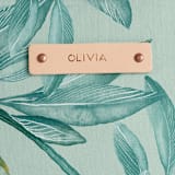 "Botanical greenery" - Dopp Kit in Greenery by Lucrecia Caporale - Tag Detail