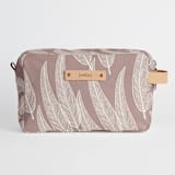 "Sketched Willow" - Dopp Kit in Mauve by Katharine Watson - Dopp Kit