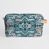 "Pastel geo" - Dopp Kit in Mineral by Susanna Nousiainen - Dopp Kit without personalization