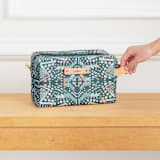 "Pastel geo" - Dopp Kit in Mineral by Susanna Nousiainen - Scale