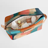 "Shuffle" - Dopp Kit in Salmon by Lindsay Megahed - Interior