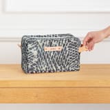 "Indigo" - Dopp Kit in Teal by Miranda Mol - Scale