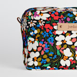 "garden club" - Dopp Kit in Roses by Angela Marzuki - Fabric Detail
